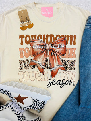 Touchdown Season Graphic Tee-Harps & Oli-Shop Anchored Bliss Women's Boutique Clothing Store