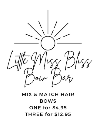 Little Miss Bliss Hairbow Bar-Miso-Shop Anchored Bliss Women's Boutique Clothing Store