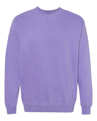 Patch Bar Blank Comfort Colors Sweatshirt-Harps & Oli-Small-Violet-Shop Anchored Bliss Women's Boutique Clothing Store