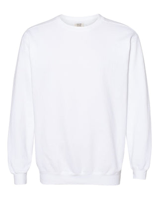 Patch Bar Blank Comfort Colors Sweatshirt-Harps & Oli-Small-White-Shop Anchored Bliss Women's Boutique Clothing Store