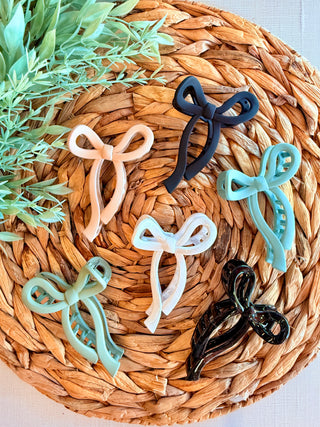 Coquette Bow Claw Clips-Miso-Shop Anchored Bliss Women's Boutique Clothing Store