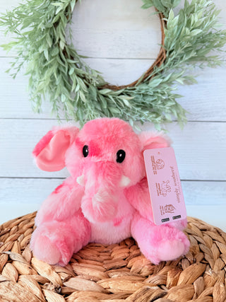 Elephant Tracker Plushie • Small-Brittany Carl-Pink-Shop Anchored Bliss Women's Boutique Clothing Store