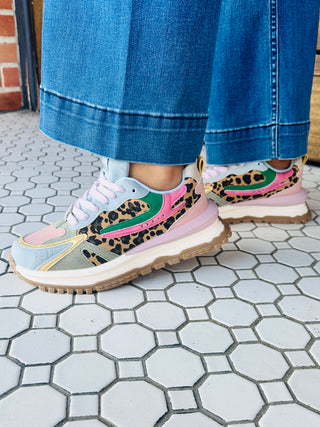 Blowfish Bringing the Joy Leopard Sneakers-Blowfish-Shop Anchored Bliss Women's Boutique Clothing Store