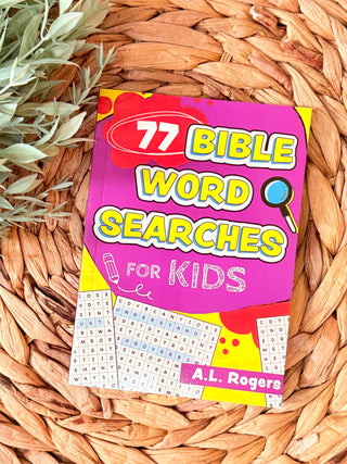 77 Bible Word Searches for Kids • Fun Faith-Based Activity Book-Brittany Carl-Shop Anchored Bliss Women's Boutique Clothing Store
