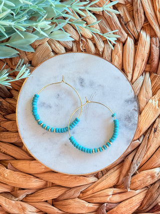 Boho Breeze Beaded Earrings-Brittany Carl-Shop Anchored Bliss Women's Boutique Clothing Store