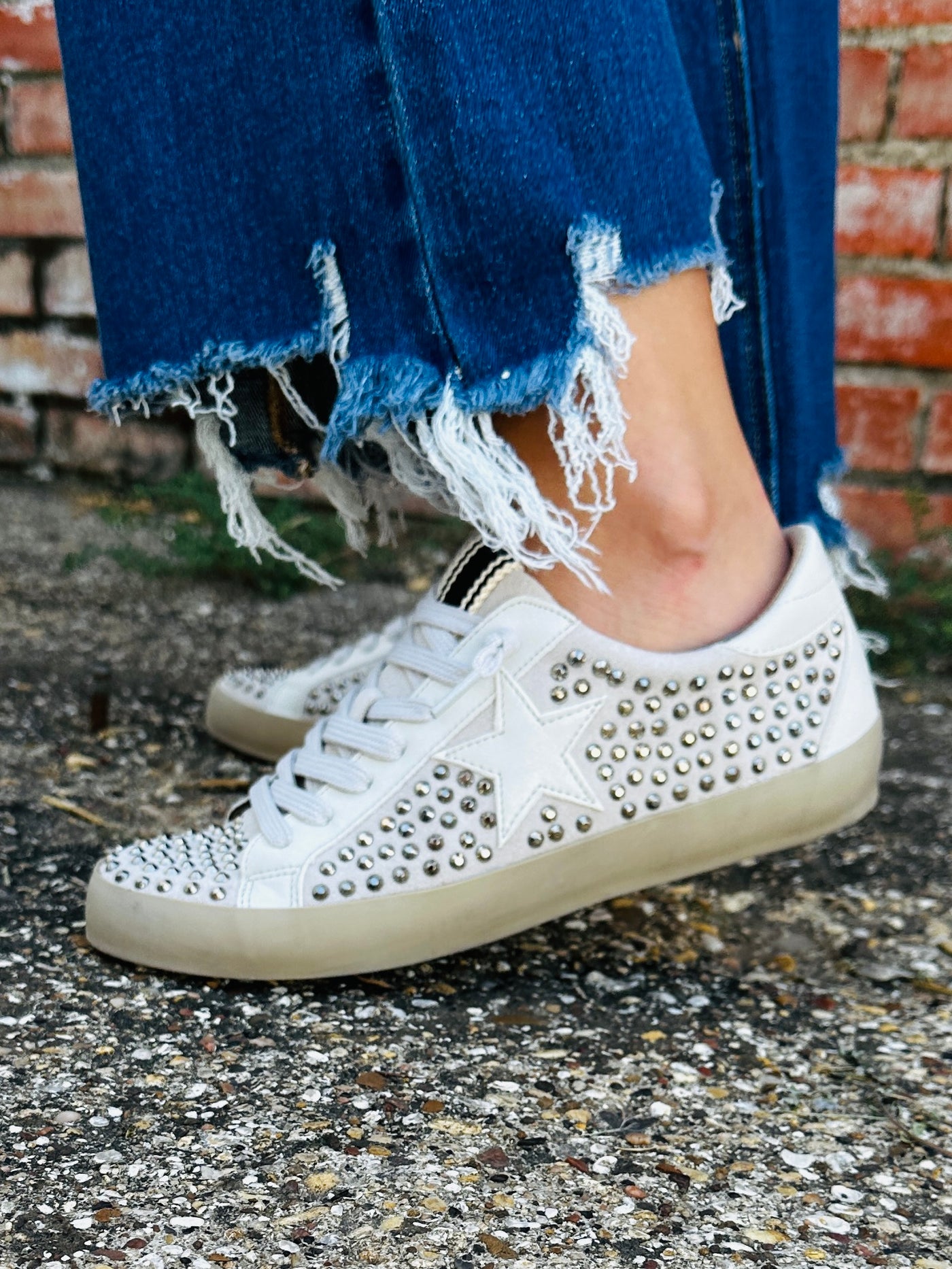 ShuShop Like a Rockstar Sneakers • Silver-ShuShop-Shop Anchored Bliss Women's Boutique Clothing Store