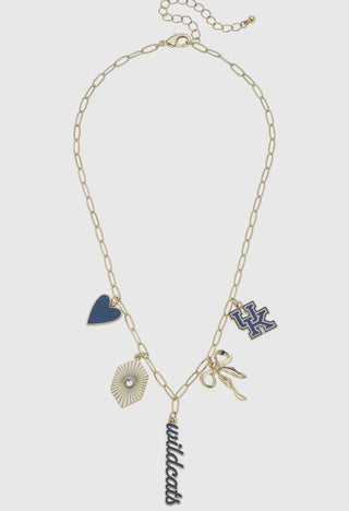 University of Kentucky Collegiate Charm Necklace-Canvas Style-Shop Anchored Bliss Women's Boutique Clothing Store