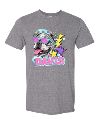 Davis 90s Bulldog Graphic Tee