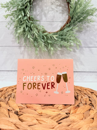 Cheers to Forever Greeting Card-Callie Danielle-Shop Anchored Bliss Women's Boutique Clothing Store