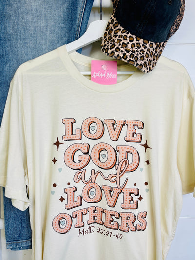 Love God Love Others Graphic Tee-Harps & Oli-Shop Anchored Bliss Women's Boutique Clothing Store