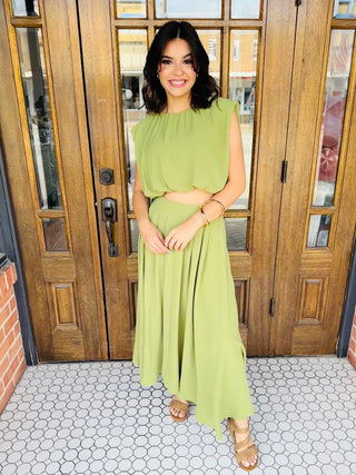 Dream About You Set • Green-Blu Pepper-Shop Anchored Bliss Women's Boutique Clothing Store