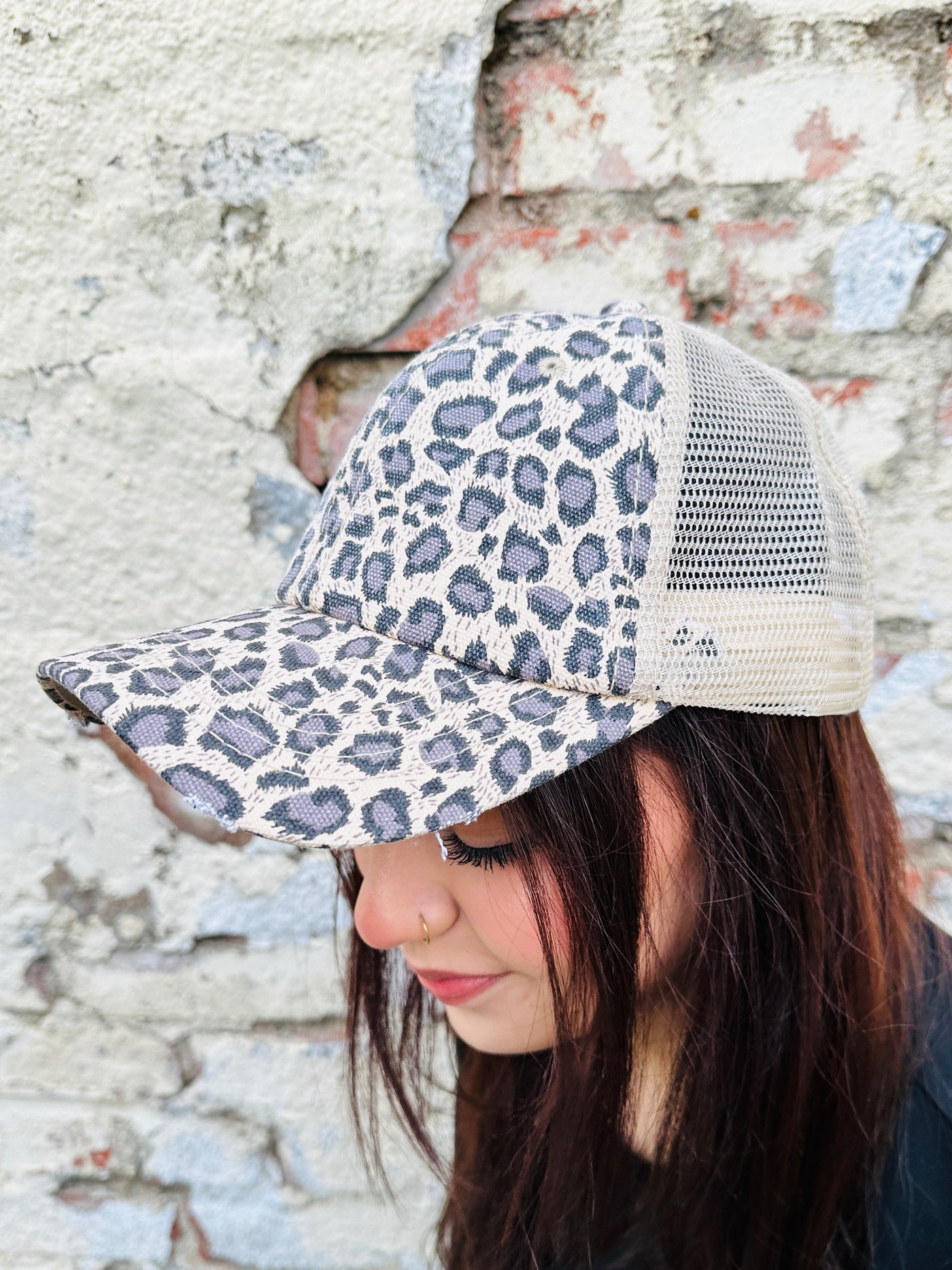 Tan Leopard Hat-DMC-Shop Anchored Bliss Women's Boutique Clothing Store