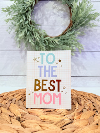 To The Best Mom Greeting Card-Callie Danielle-Shop Anchored Bliss Women's Boutique Clothing Store