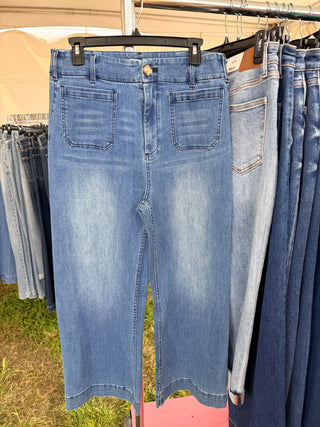 Simply Southern Sunshine Stroll Denim Jeans-Simply Southern-Shop Anchored Bliss Women's Boutique Clothing Store