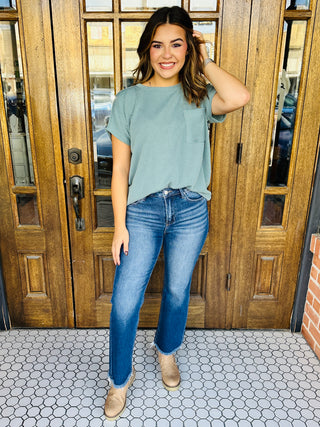 Stand By Me Corded Pocket Top • Jade-Zenana-Shop Anchored Bliss Women's Boutique Clothing Store