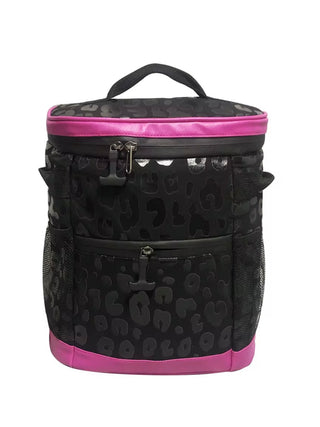 Leopard Backpack Cooler-Brittany Carl-Black Leopard-Shop Anchored Bliss Women's Boutique Clothing Store