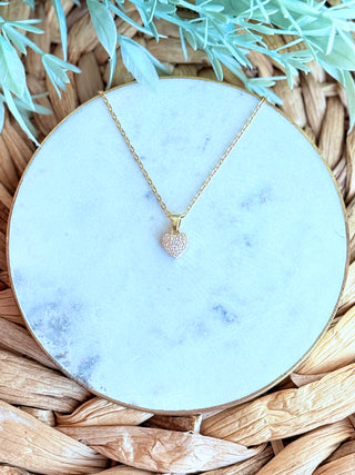 All of My Heart Dainty Necklace • Gold-Sammi-Shop Anchored Bliss Women's Boutique Clothing Store