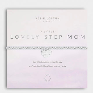 A Little Lovely Step Mom Bracelet • Silver-Katie Loxton-Shop Anchored Bliss Women's Boutique Clothing Store