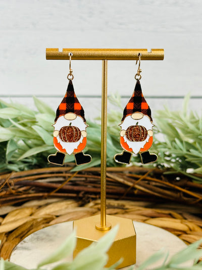 Aren’t You Gourd-geous Gnome Earrings-Brittany Carl-Shop Anchored Bliss Women's Boutique Clothing Store