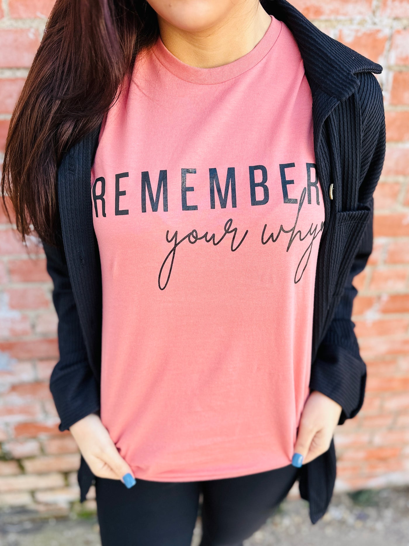 Remember Your Why Graphic Tee-Harps & Oli-Shop Anchored Bliss Women's Boutique Clothing Store