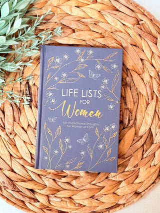 Life Lists for Women • Christian Gift Book of Encouragement-Brittany Carl-Shop Anchored Bliss Women's Boutique Clothing Store