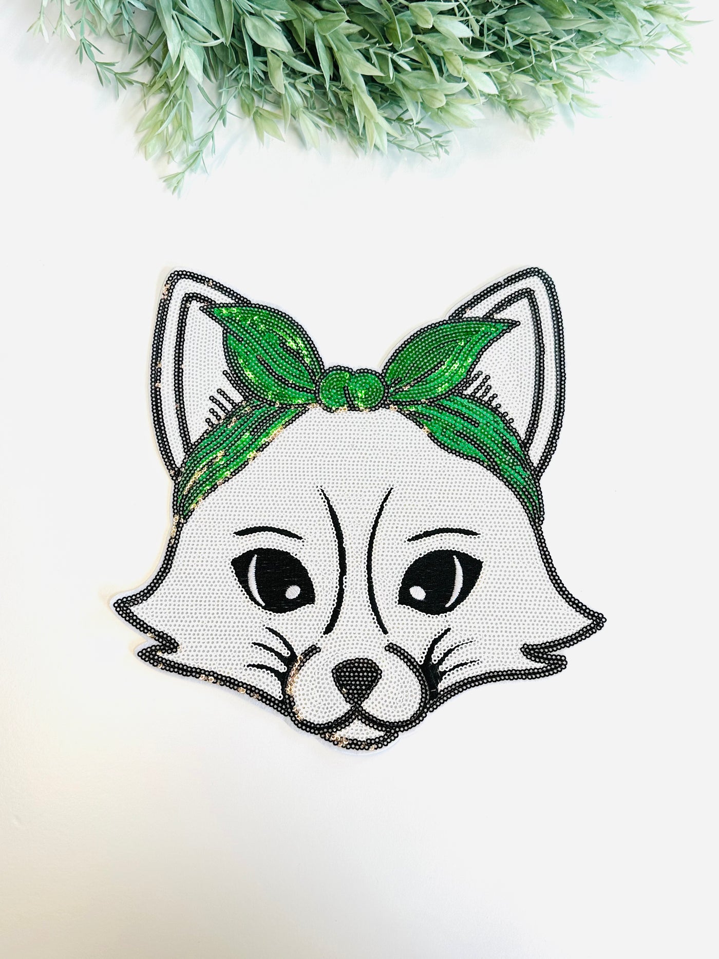 Bandana Fox Sequin Patch-Harps & Oli-Shop Anchored Bliss Women's Boutique Clothing Store