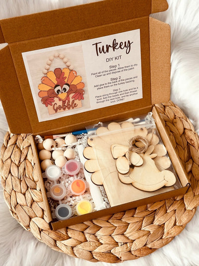 Fall Turkey Kids DIY Kit-Brittany Carl-Shop Anchored Bliss Women's Boutique Clothing Store