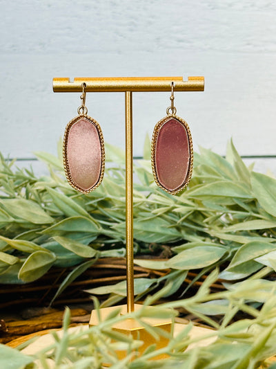 All for Love Geometric Rose Gold Earrings-Brittany Carl-Shop Anchored Bliss Women's Boutique Clothing Store