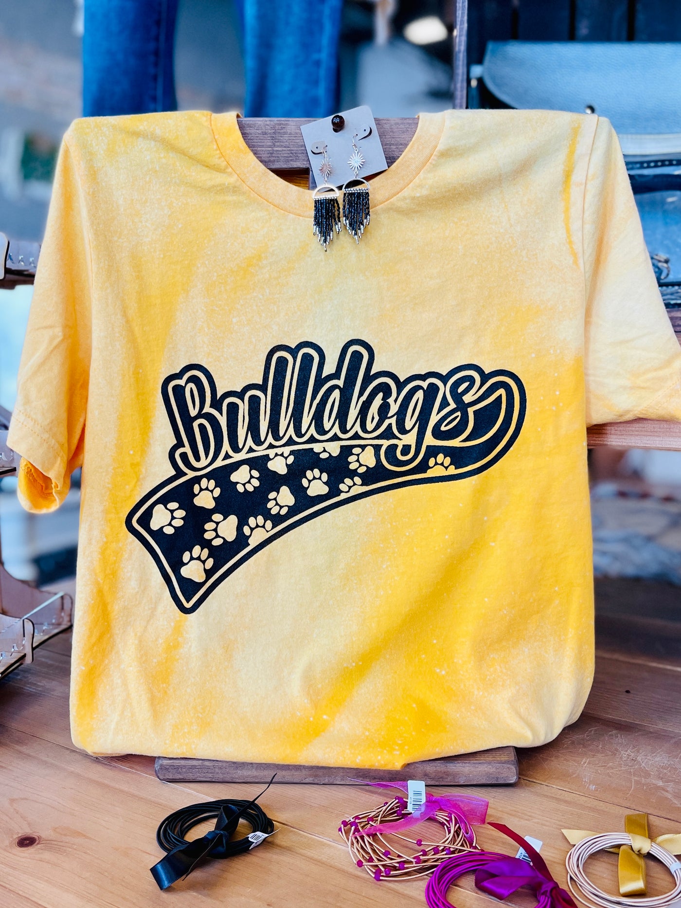 Bulldogs Graphic Tee-Harps & Oli-Shop Anchored Bliss Women's Boutique Clothing Store