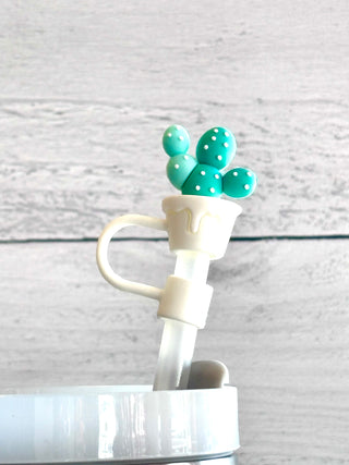 Green Cactus Straw Toppers-Brittany Carl-Shop Anchored Bliss Women's Boutique Clothing Store