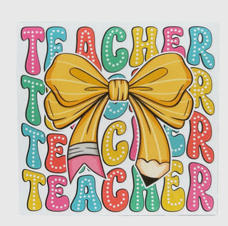 Teacher Bow Sticker-Brittany Carl-Shop Anchored Bliss Women's Boutique Clothing Store