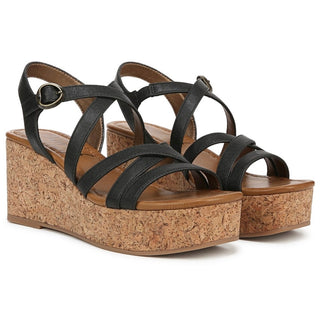 Blowfish Taking a Stroll Wedge Sandals • Black-Blowfish-Shop Anchored Bliss Women's Boutique Clothing Store