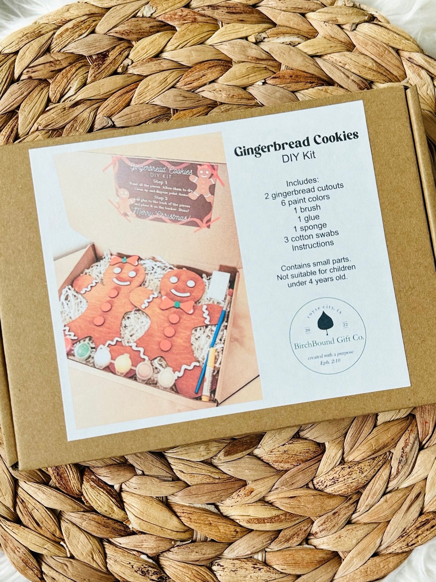 Gingerbread Cookie Kids DIY Kit-Brittany Carl-Shop Anchored Bliss Women's Boutique Clothing Store