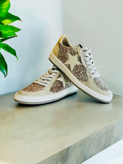 ShuShop Feel the Magic Sneakers • Champagne-ShuShop-Shop Anchored Bliss Women's Boutique Clothing Store