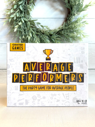 Average Performers Family Game-Brittany Carl-Shop Anchored Bliss Women's Boutique Clothing Store