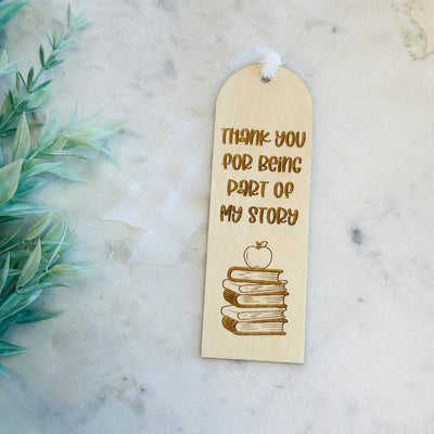 Thank You • Teacher Appreciation Bookmark-Brittany Carl-Shop Anchored Bliss Women's Boutique Clothing Store