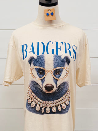 Vogue Badgers Graphic Tee
