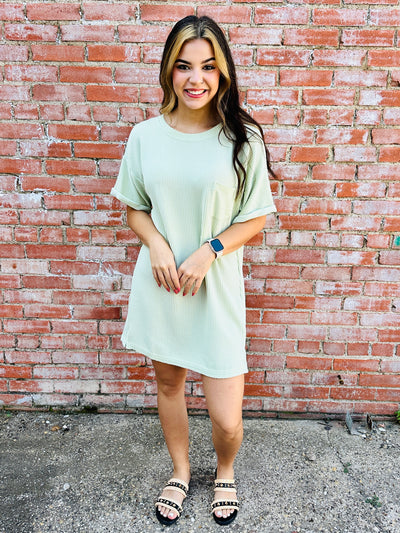 Hold Me Close Corded Dress • Melon-Umgee-Shop Anchored Bliss Women's Boutique Clothing Store