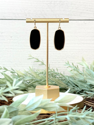 Leah Earrings • Black-Sammi-Shop Anchored Bliss Women's Boutique Clothing Store