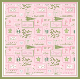 Delta Zeta Silk Scarf