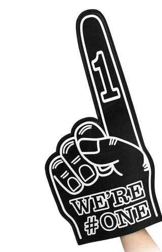 Giant Foam Finger • Black-Brittany Carl-Shop Anchored Bliss Women's Boutique Clothing Store