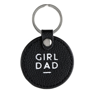 Girl Dad Leather Keychain-Stephan Baby-Shop Anchored Bliss Women's Boutique Clothing Store