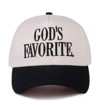 Gods Favorite Embroidered Cap • Black-Zenana-Shop Anchored Bliss Women's Boutique Clothing Store