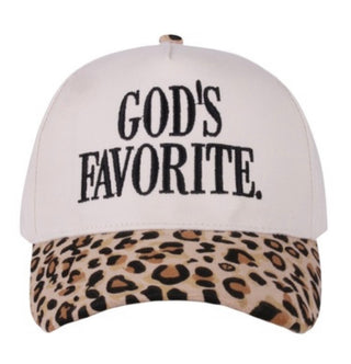 Gods Favorite Embroidered Cap • Leopard-Zenana-Shop Anchored Bliss Women's Boutique Clothing Store
