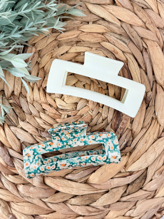 Hold It Together Claw Clip • Ivory-DMC-Shop Anchored Bliss Women's Boutique Clothing Store