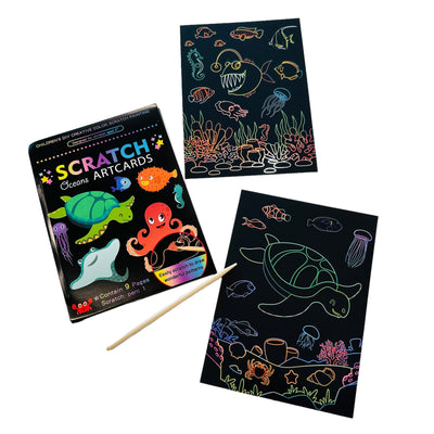 Scratch Art Cards • Under the Sea-Brittany Carl-Shop Anchored Bliss Women's Boutique Clothing Store