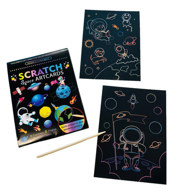 Scratch Art Cards • Space-Brittany Carl-Shop Anchored Bliss Women's Boutique Clothing Store