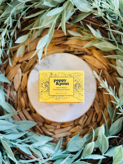 Poppy & Pout Lip Scrub • Lemon Bloom-Brittany Carl-Shop Anchored Bliss Women's Boutique Clothing Store