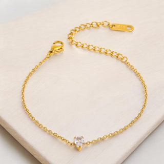 Carried Away Golden Teardrop Bracelet-Brittany Carl-Shop Anchored Bliss Women's Boutique Clothing Store