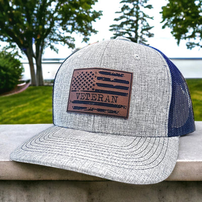 Veteran Flag Patch Hat-Brittany Carl-Shop Anchored Bliss Women's Boutique Clothing Store